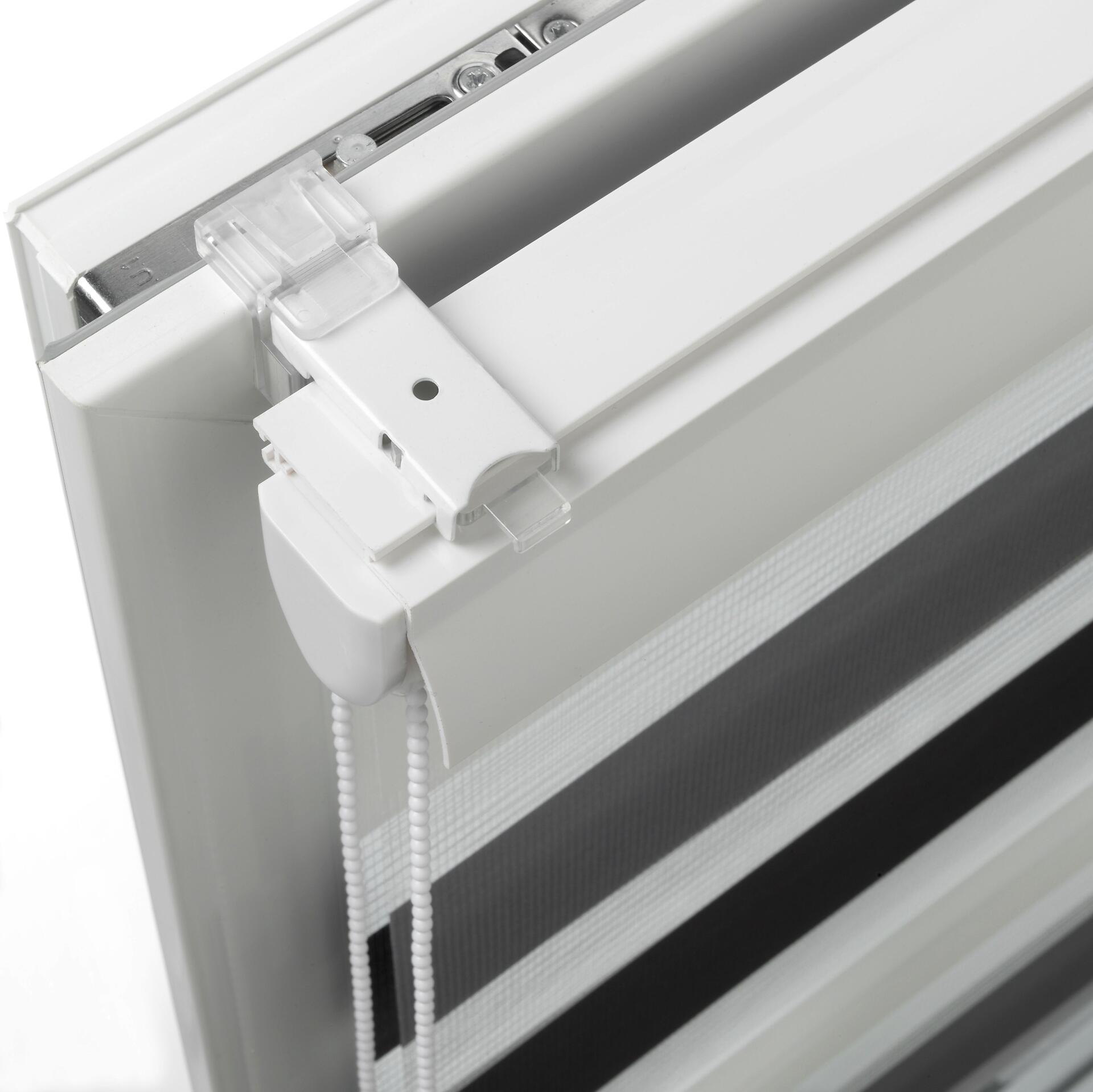 Boviva Doppelrollo mit Blende weiß B/L: ca. 70x160 cm