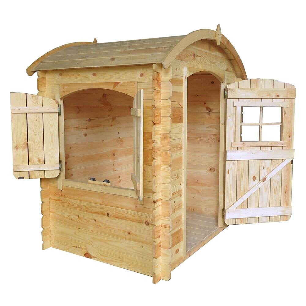 Timbela Kinderspielhaus M505 natur B/H/L: ca. 146x145x112 cm