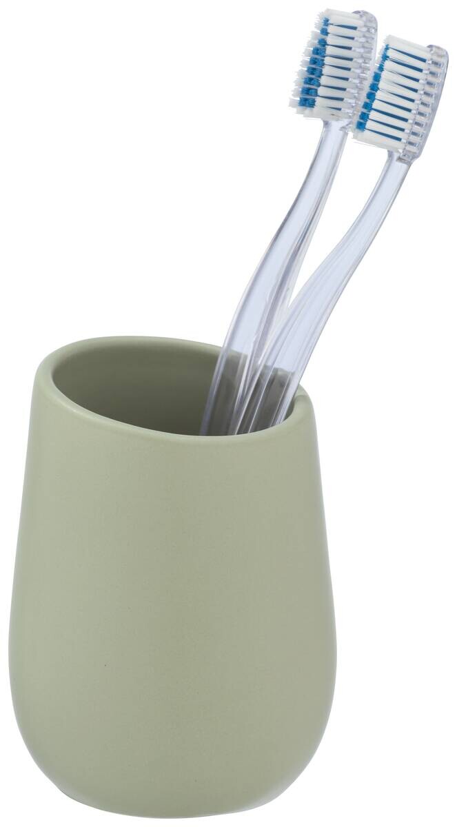 WENKO Zahnputzbecher Badi Keramik