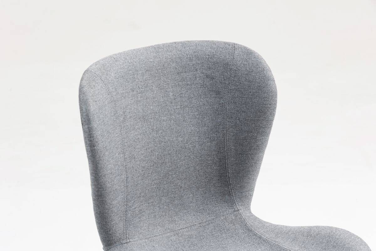 Stuhl Florenz hellgrau Microfaser B/H/T: ca. 47x80x52 cm