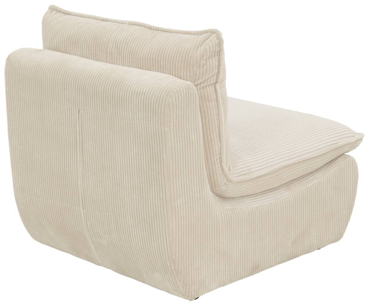 Sessel Rhodos beige Microfaser B/H/T: ca. 74x77x87 cm