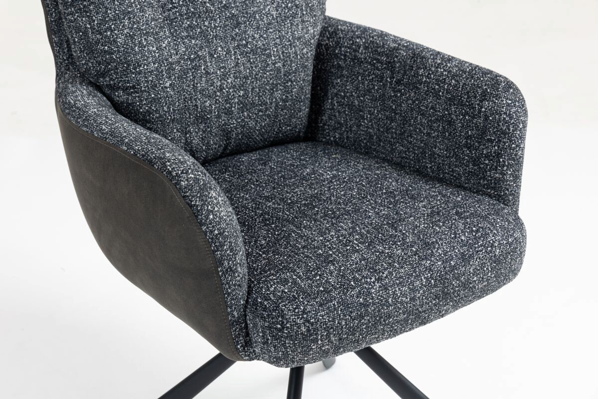 Drehstuhl Lecce anthrazit Microfaser