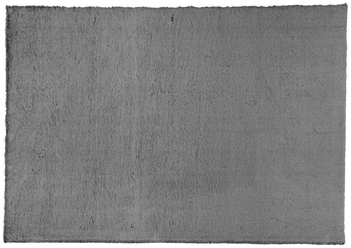 Fellimitat Maya Silbergrau B/L: ca. 120x160 cm