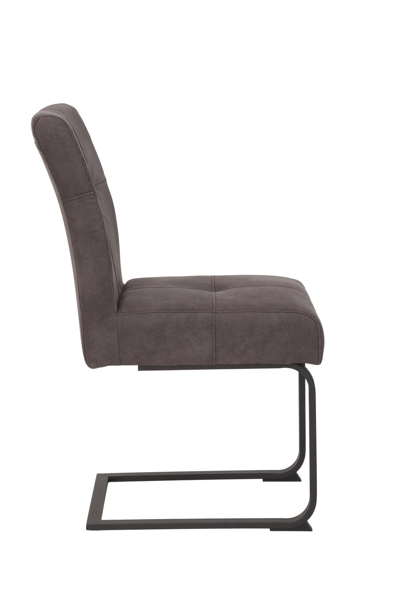 Schwingstuhl Luise anthrazit Vintage B/H/T: ca. 43x91x65 cm