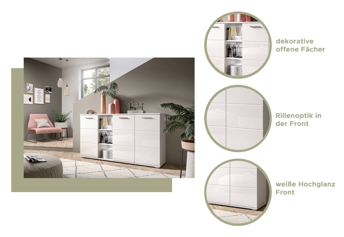 Kommode PREGO B/H/T: ca. 110x83x37 cm