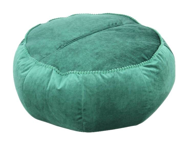 360 Living Hocker Taj Mahal 300 grün H/D: ca. 35x65 cm