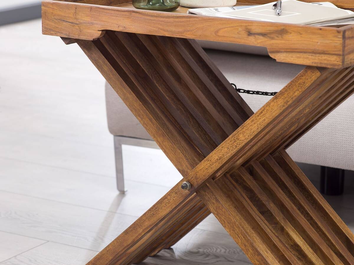 Beistelltisch rosenholz Holz B/H/T: ca. 60x57x40 cm