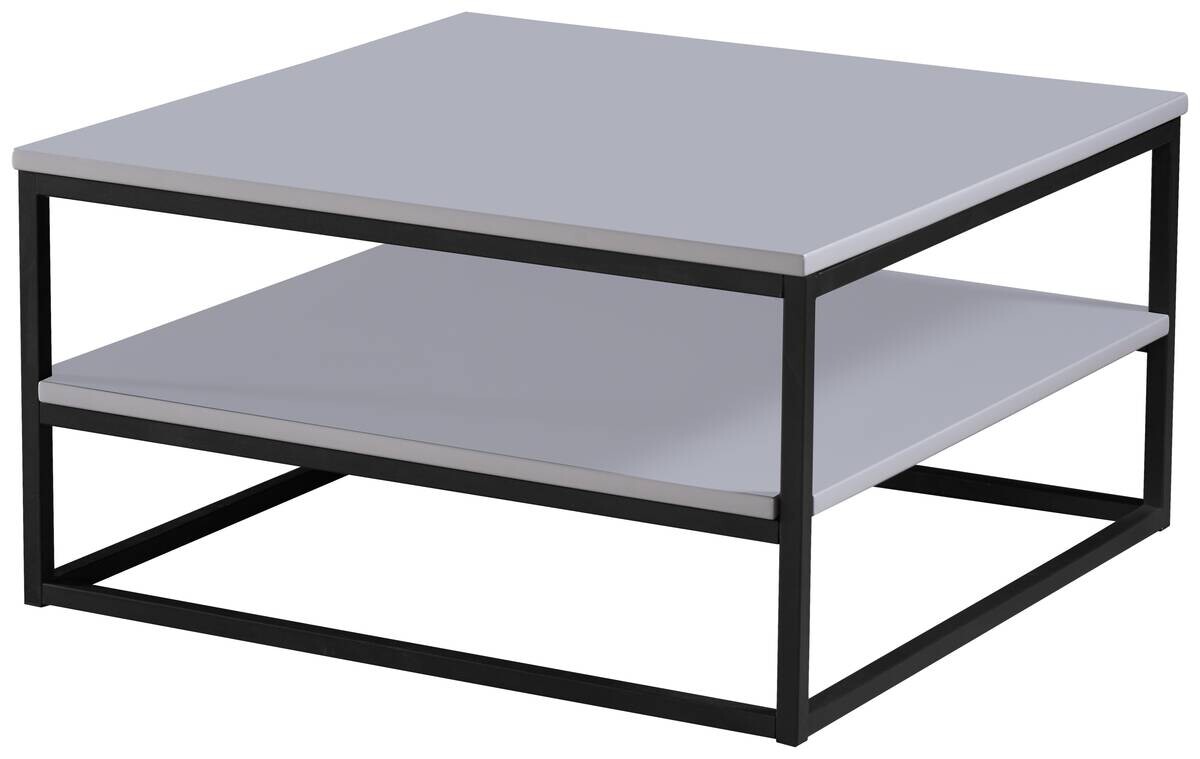 Couchtisch Tilda 2 grau MDF B/H/T: ca. 75x40x75 cm