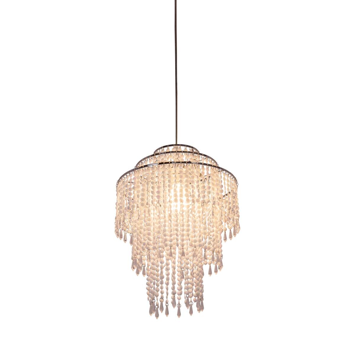 Näve Leuchten Pendelleuchte 7013831 transparent Metall Kunststoff B/H/T: ca. 32x43x32 cm E27 1 Brennstellen