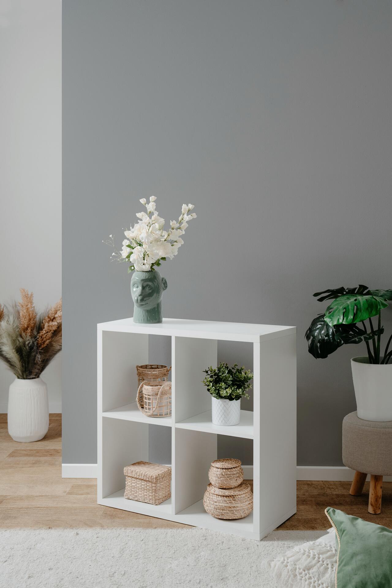 Raumteiler Max weiß B/H/T: ca. 73x73x33 cm