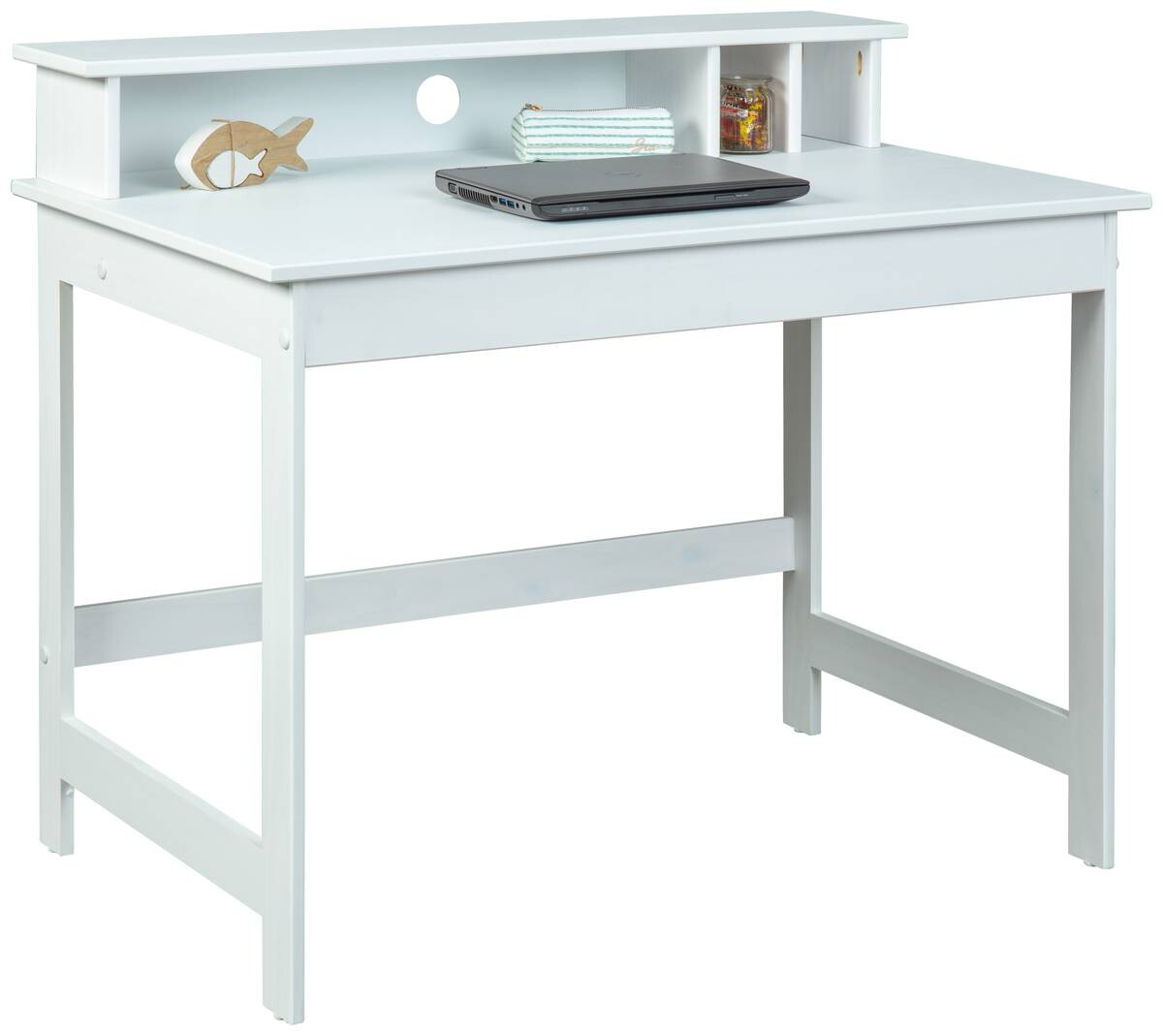 Schreibtisch Hilda weiß B/H/T: ca. 110x76x69 cm