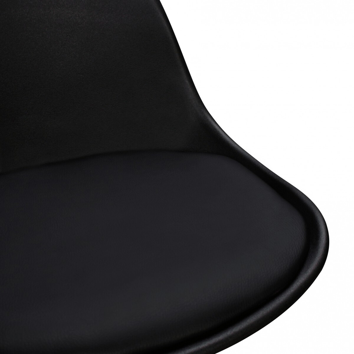 Barhocker schwarz Chrom Kunstleder Metall B/H/T: ca. 40x104x40 cm