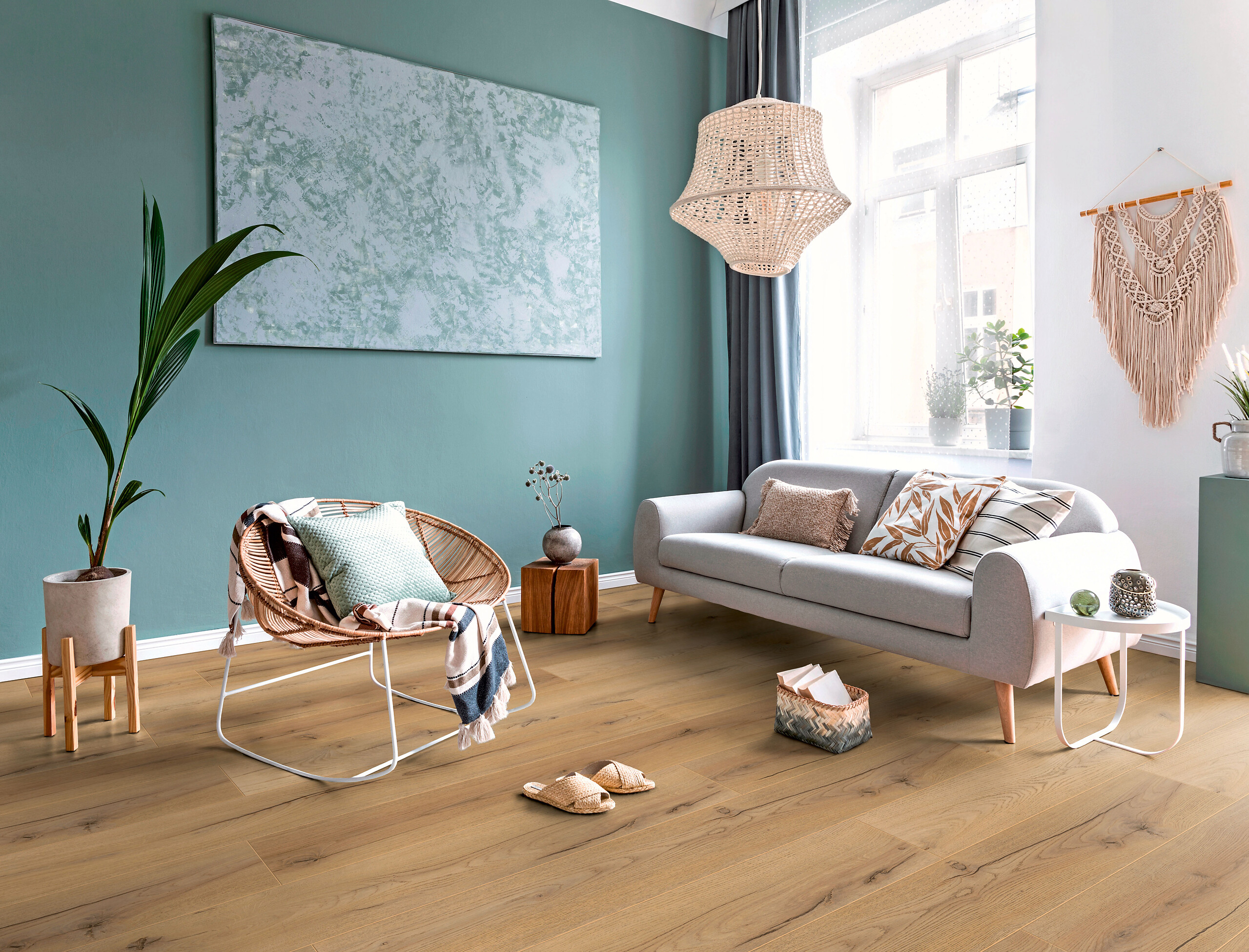 Laminatboden Century ca. 2,397 m² im Paket  B/L: ca. 19,7x138 cm pro Paket