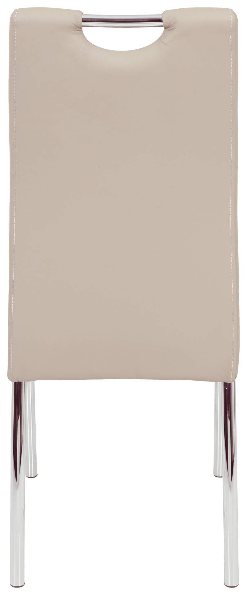 Stuhl Susi 2er Set Cappuccino Kunstleder B/H/T: ca. 44x98x61 cm