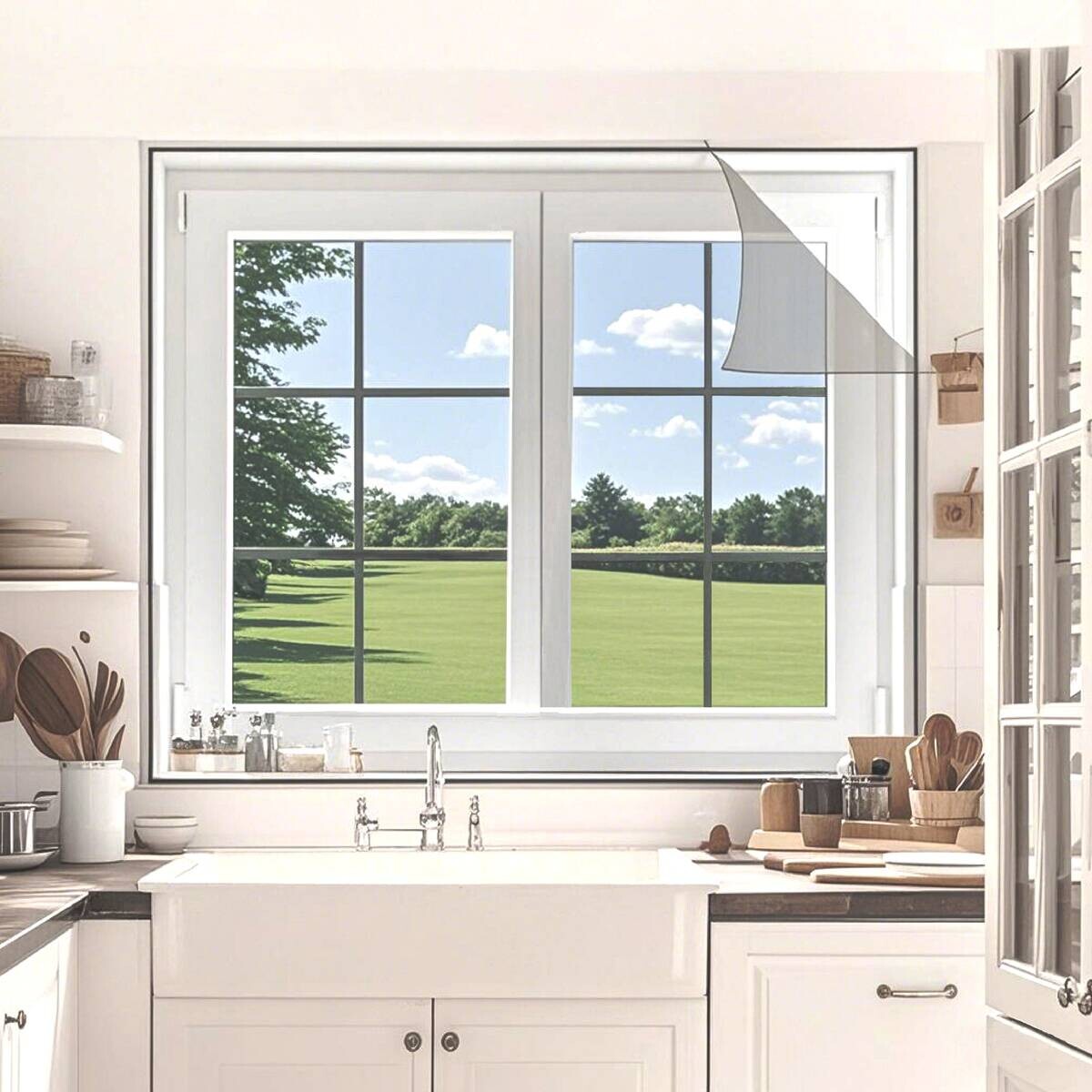 POCOline Fliegengitter schwarz B/L: ca. 150x130 cm