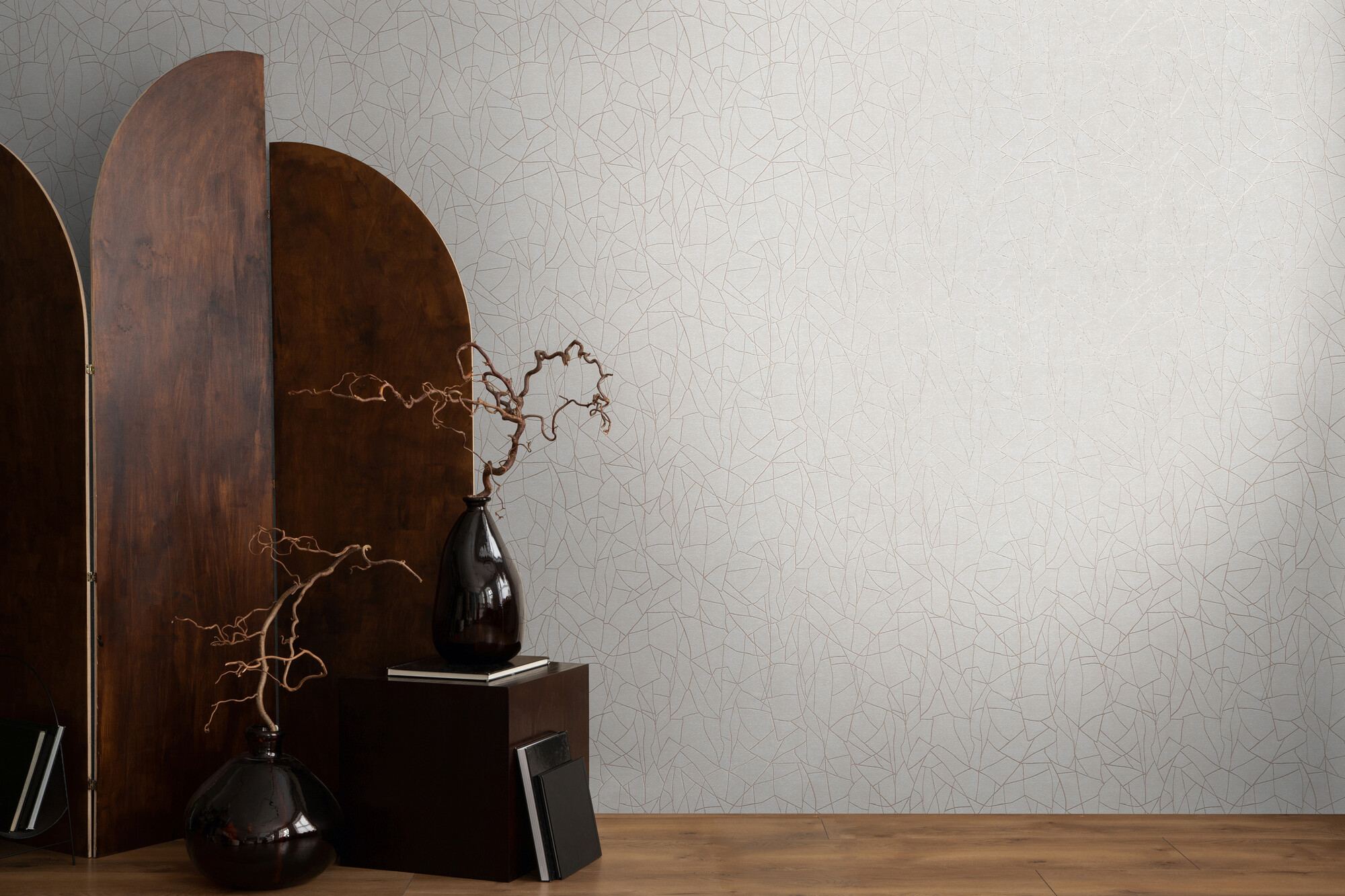 A.S.Creation Vliestapete weiß grau B/H/D: ca. 53x1005x9,7 cm