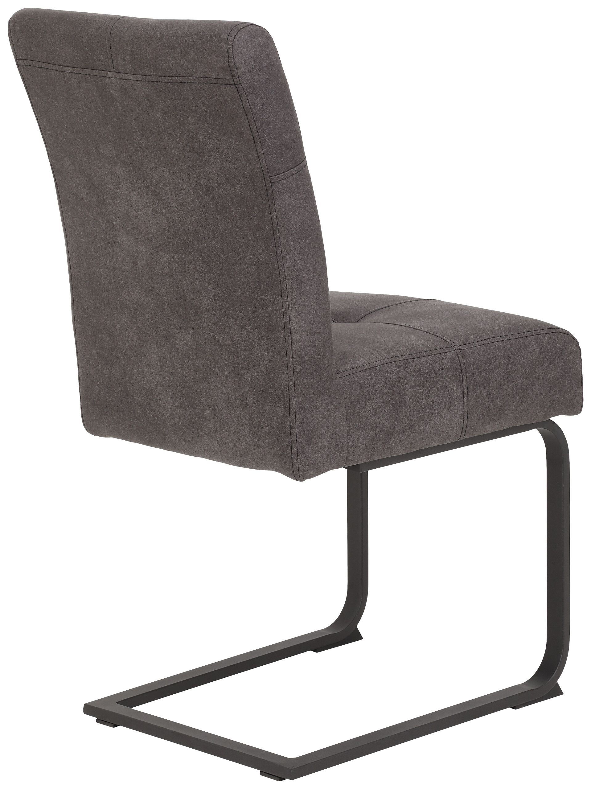 Essgruppe Luise I anthrazit Microfaser B/H/T: ca. 160x76x80 cm