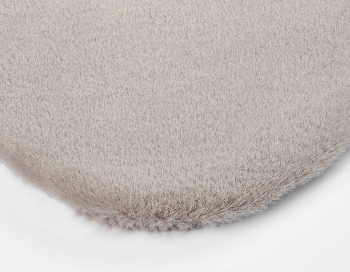 Fellimitat Mats taupe B/L: ca. 60x90 cm