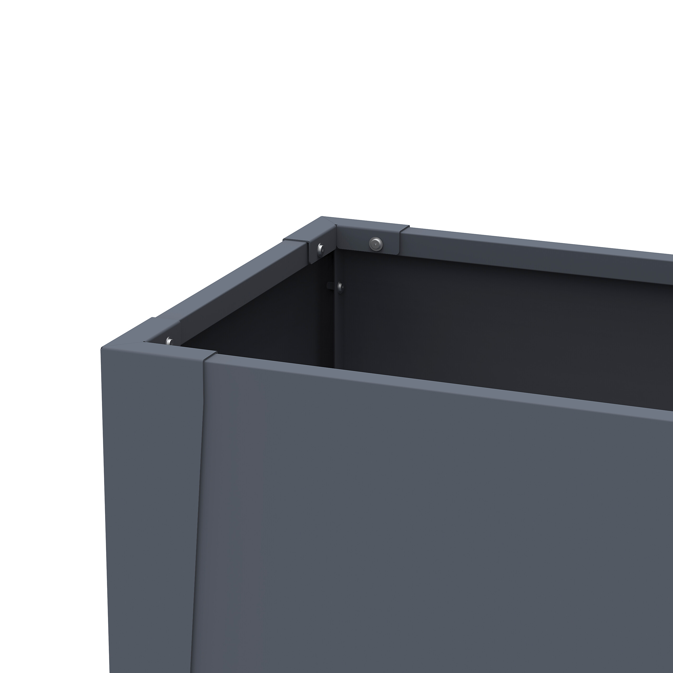 Westmann Hochbeet Vedura anthrazit Stahl B/H/L: ca. 100x80x30 cm