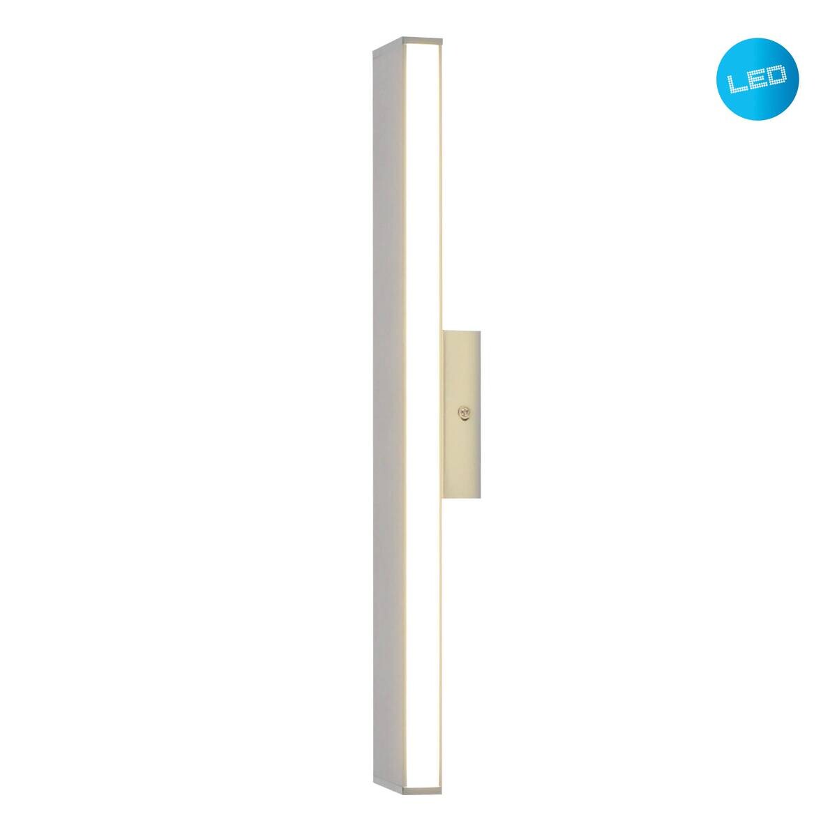 Näve Leuchten LED-Leuchten 1259142 Chrom Kunststoff Metall B/H/T: ca. 7x5,5x45 cm 1 Brennstellen