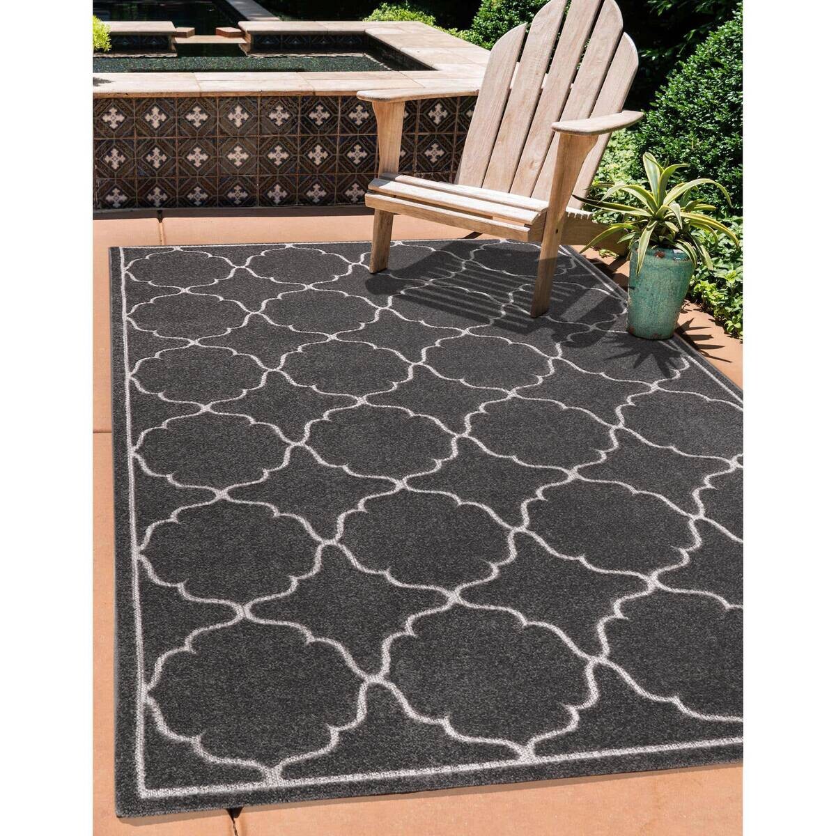Sanat Outdoorteppich BERLIN grau B/L: ca. 160x230 cm