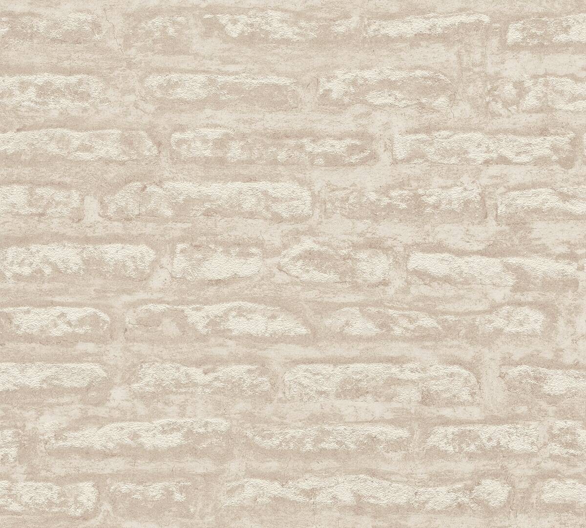 A.S.Creation Vliestapete Attractive 2 Steine hellbraun B/L: ca. 53x1005 cm