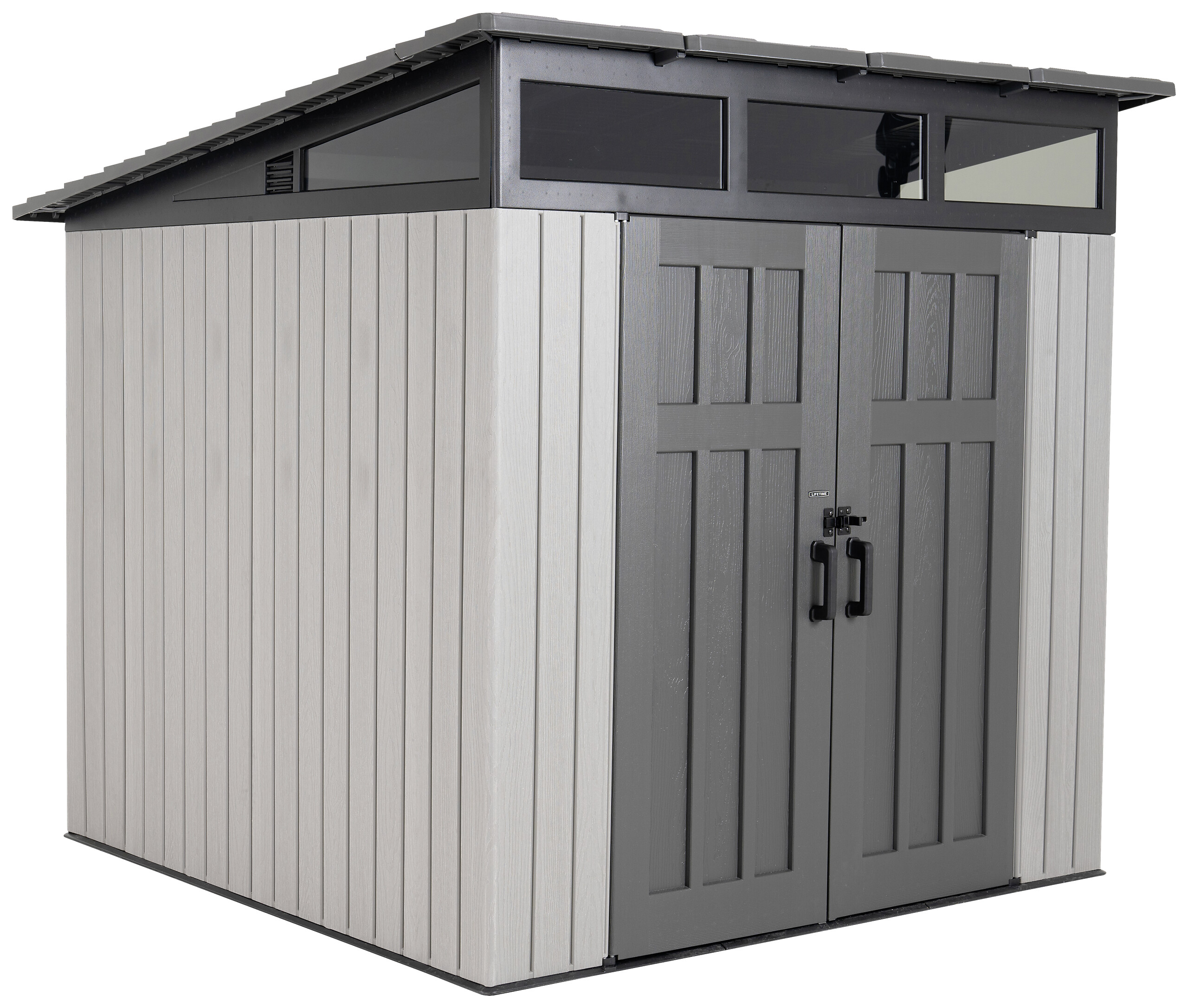 Lifetime Gartenhaus Merkur grau B/H/L: ca. 254x237x254 cm