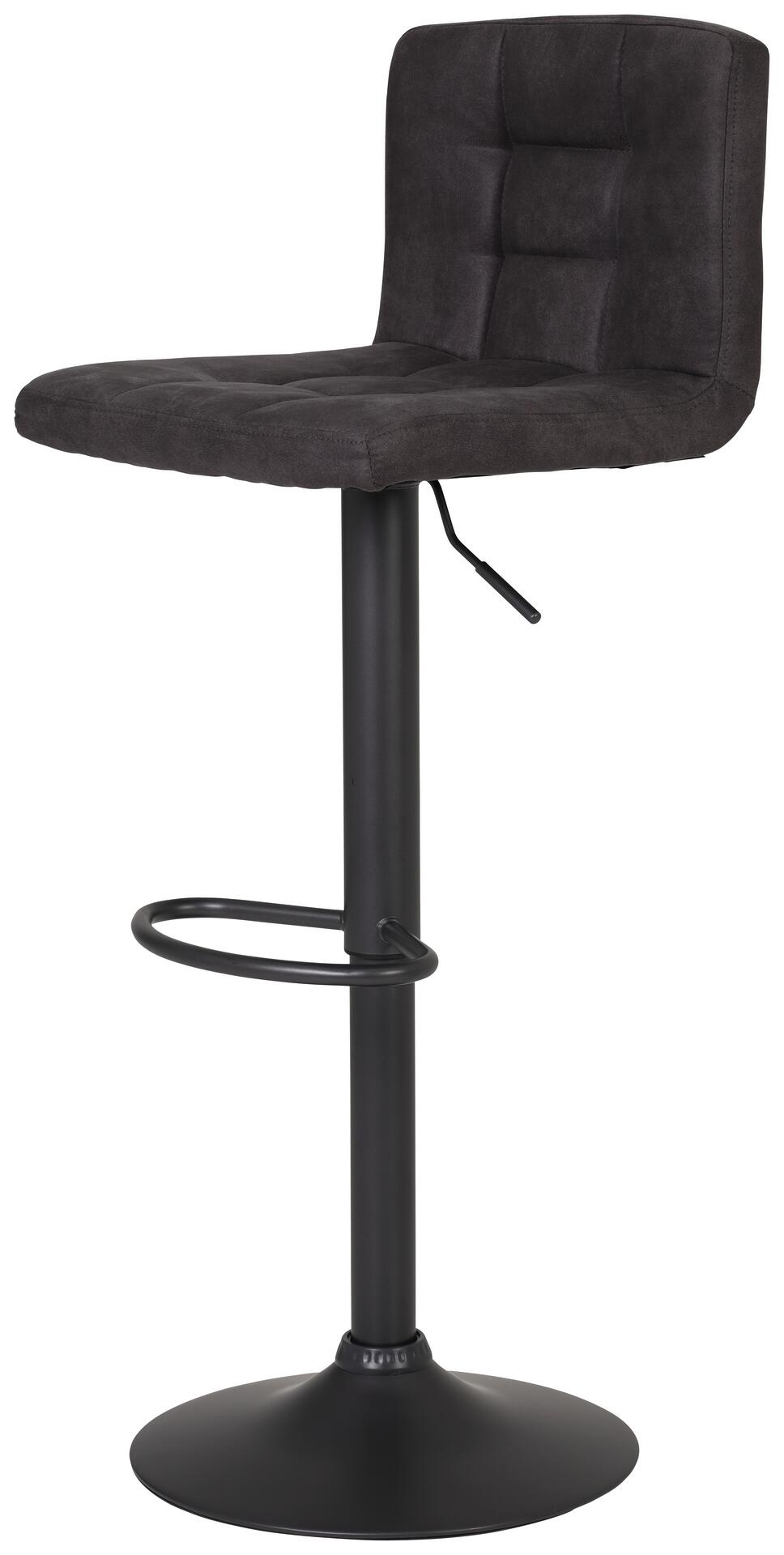 Barhocker Amanda anthrazit Vintage B/H/T: ca. 40x85x45 cm