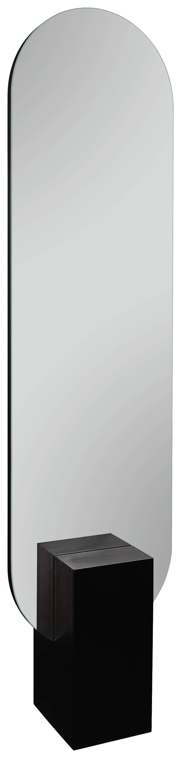 Standspiegel Mathilda schwarz B/H: ca. 45x180 cm