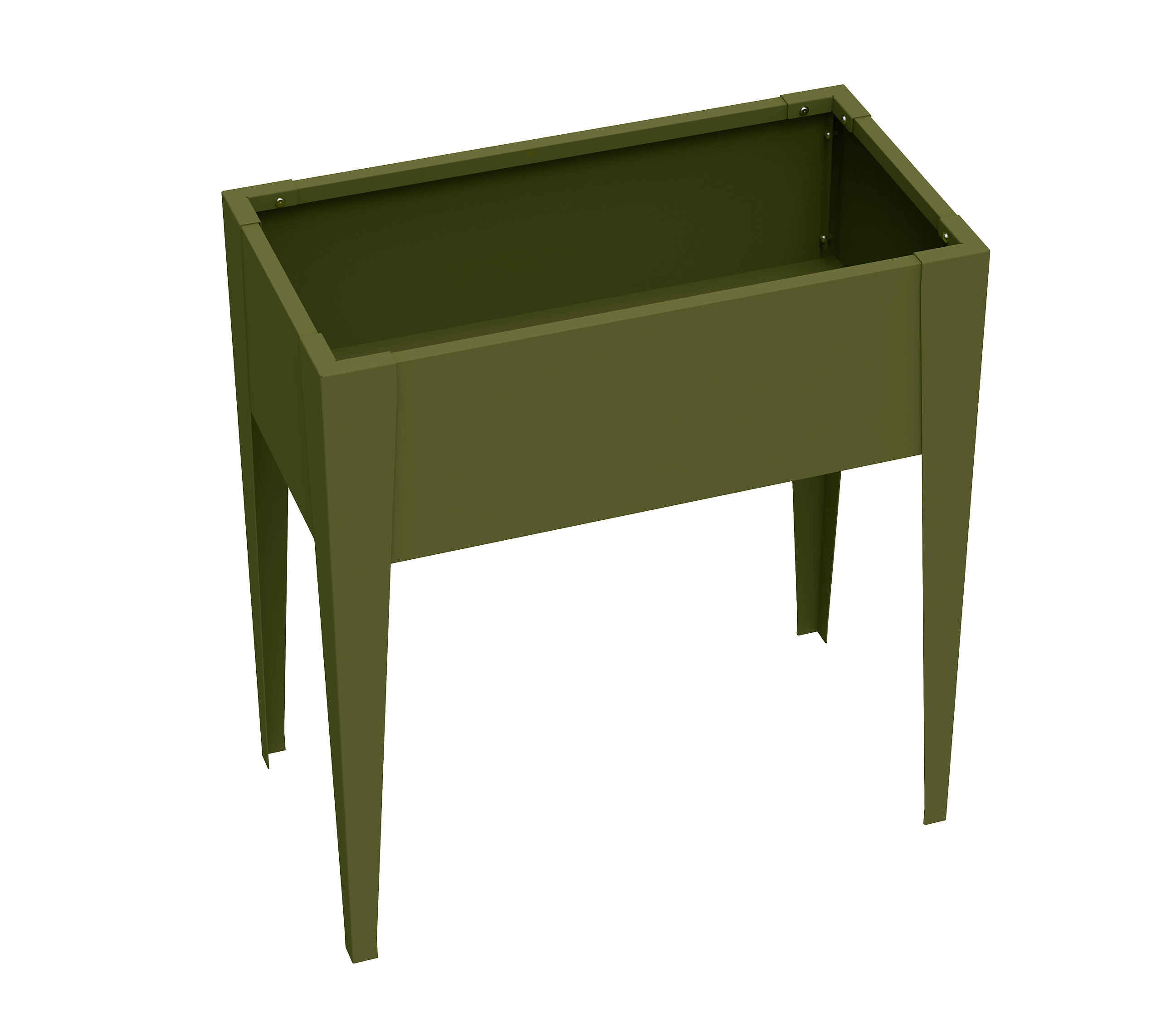 Westmann Hochbeet Vedura olive Stahl B/H/L: ca. 74x80x40 cm