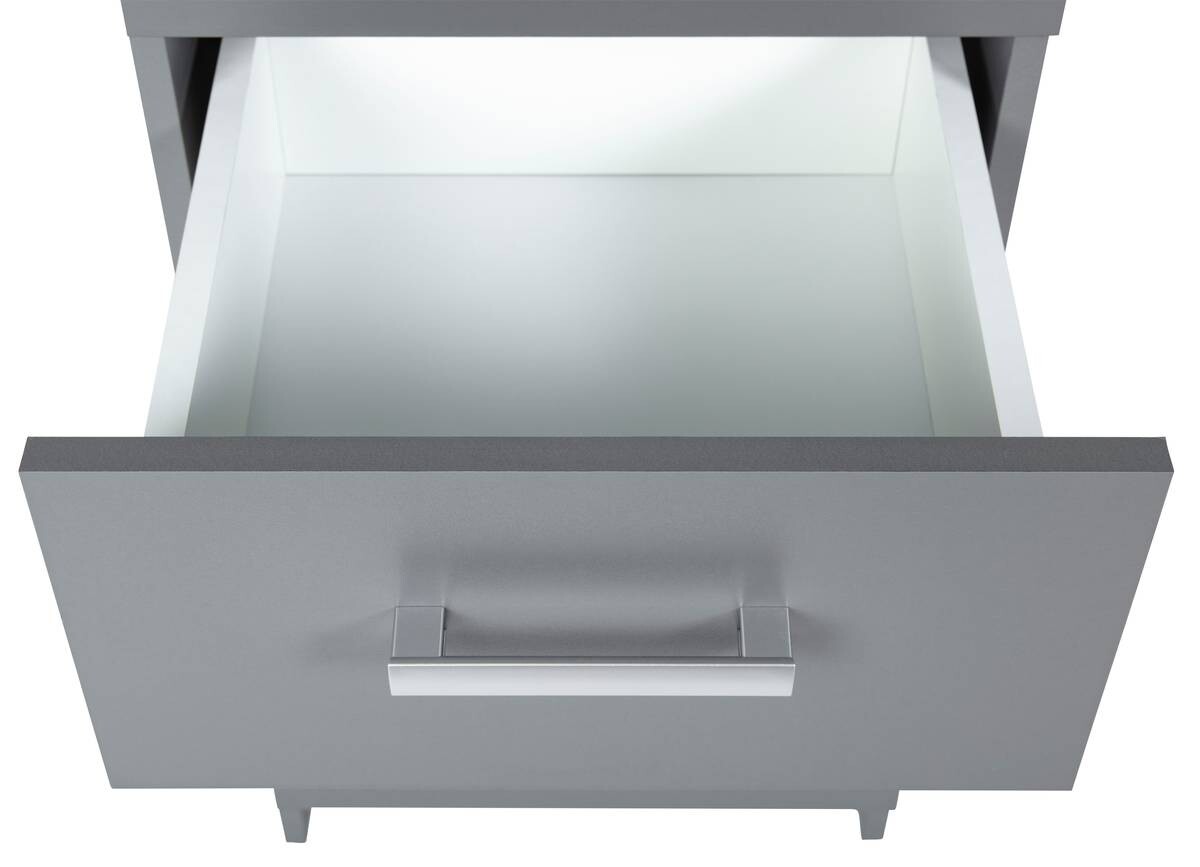 Kommode Elenzio Grafitgrau Optik B/H/T: ca. 41,2x91x40 cm