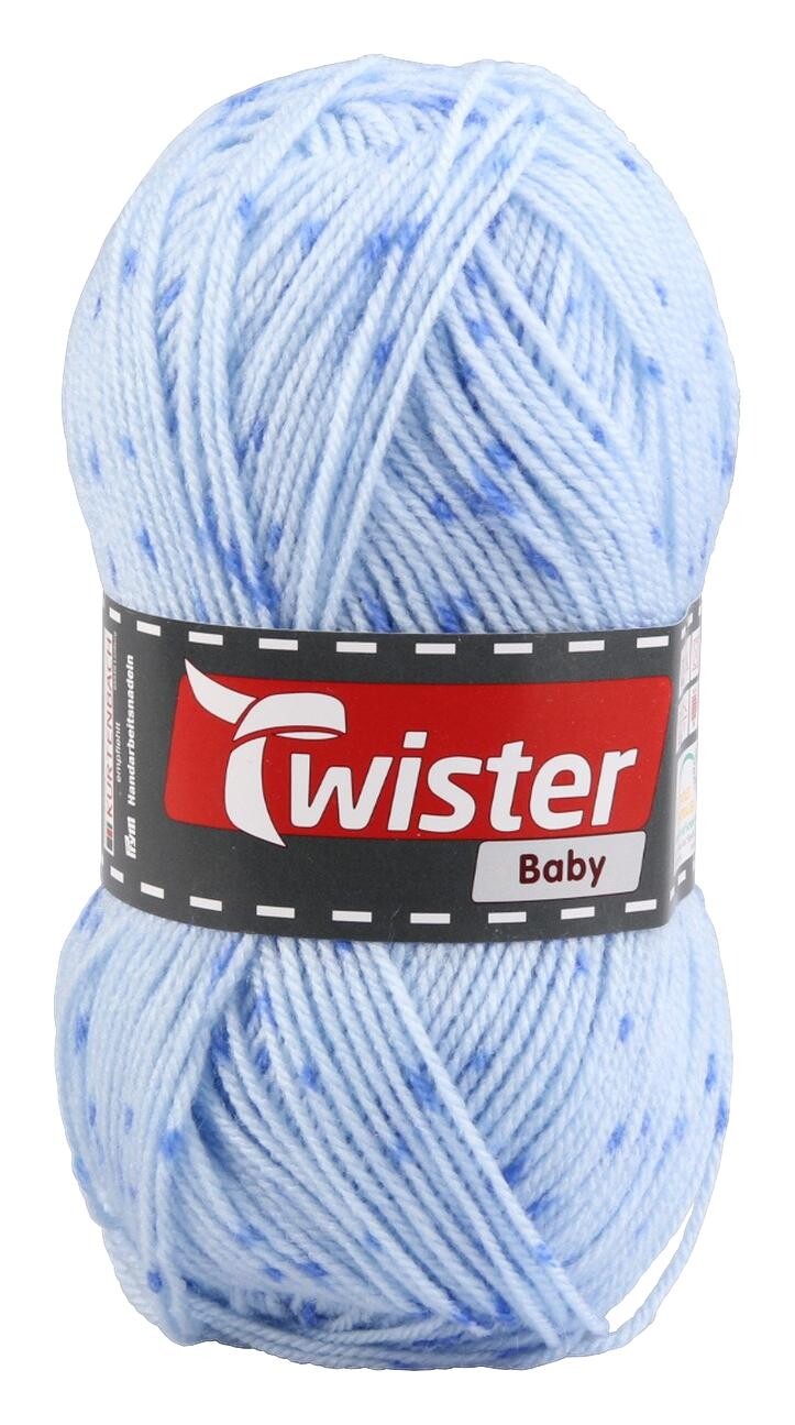Twister Handstrickgarn Twister Baby blau L: ca. 21000 cm