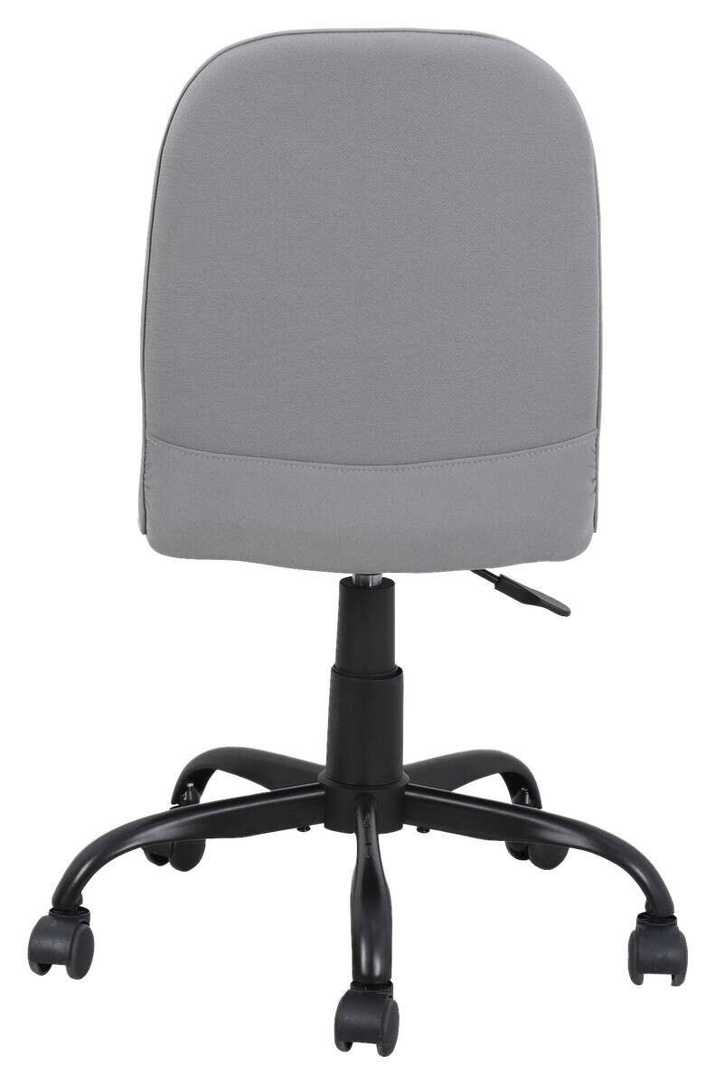 Drehstuhl TROLLY schwarz grau Metall Stoff