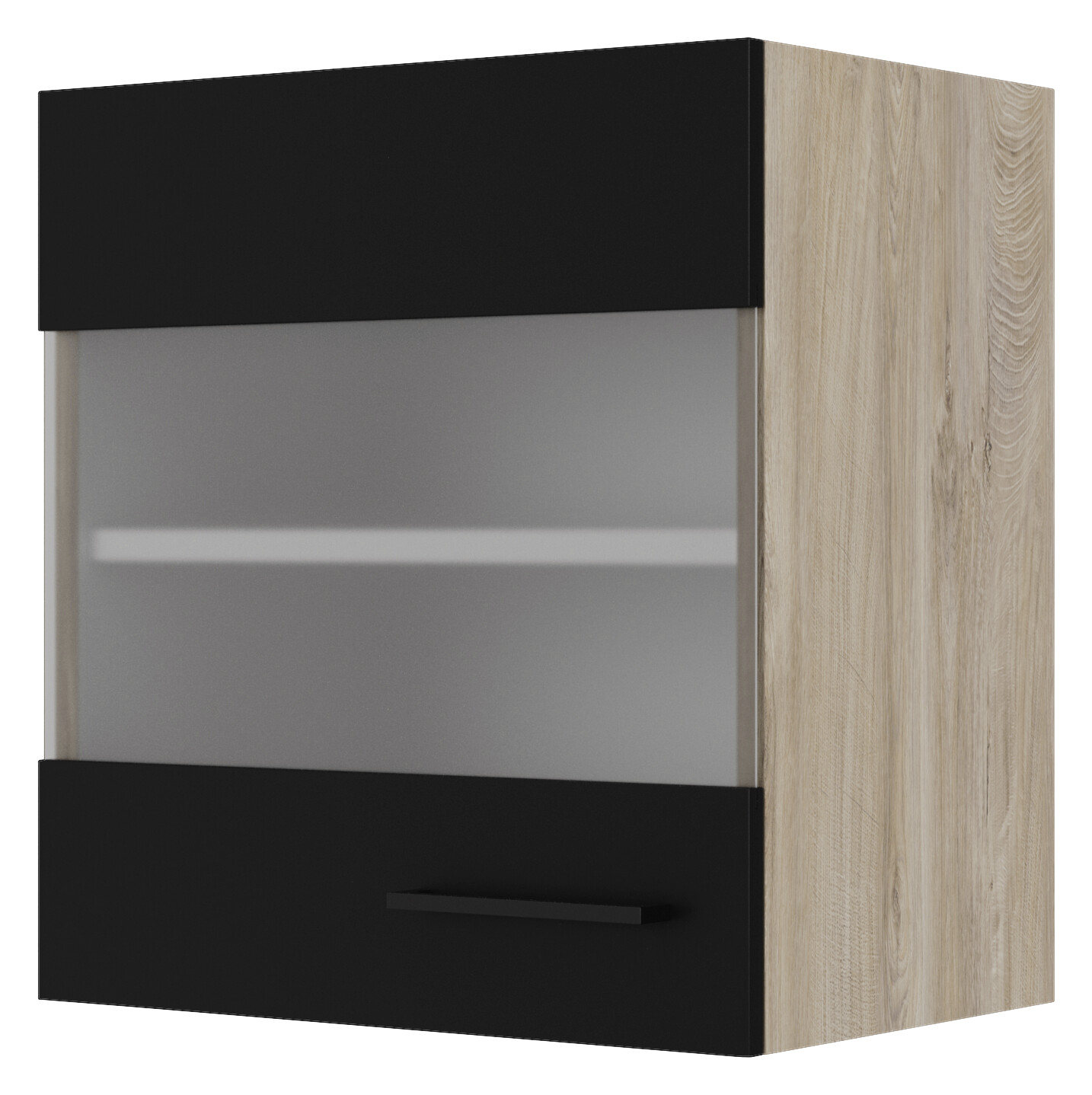 Hängeschrank Capri schwarz matt B/H/T: ca. 50x54,8x32 cm