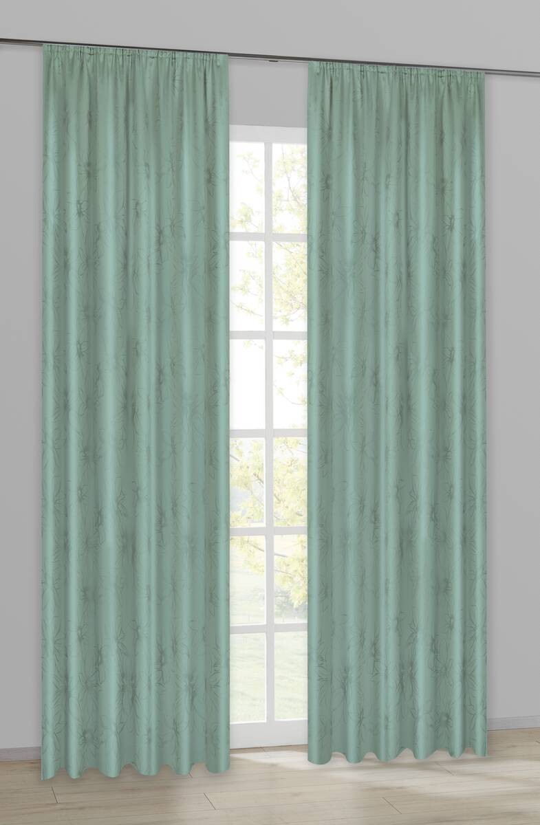 Acus Dekovorhang Paradiso salbei B/L: ca. 140x245 cm