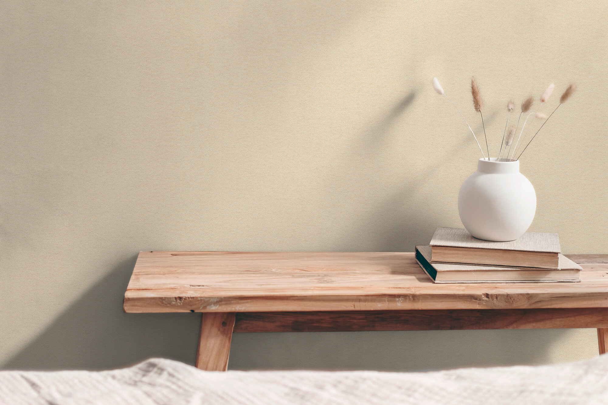 A.S.Creation Vliestapete beige gelb creme B/H/D: ca. 53x1005x9,3 cm