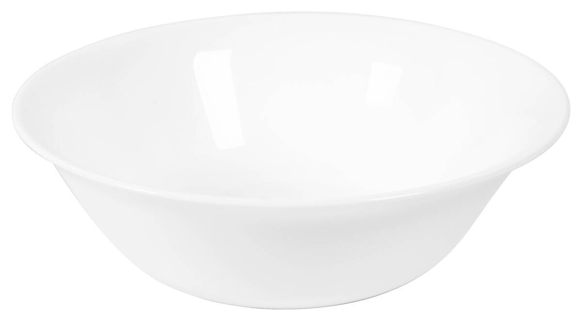 Schale weiß Opal-Hartglas