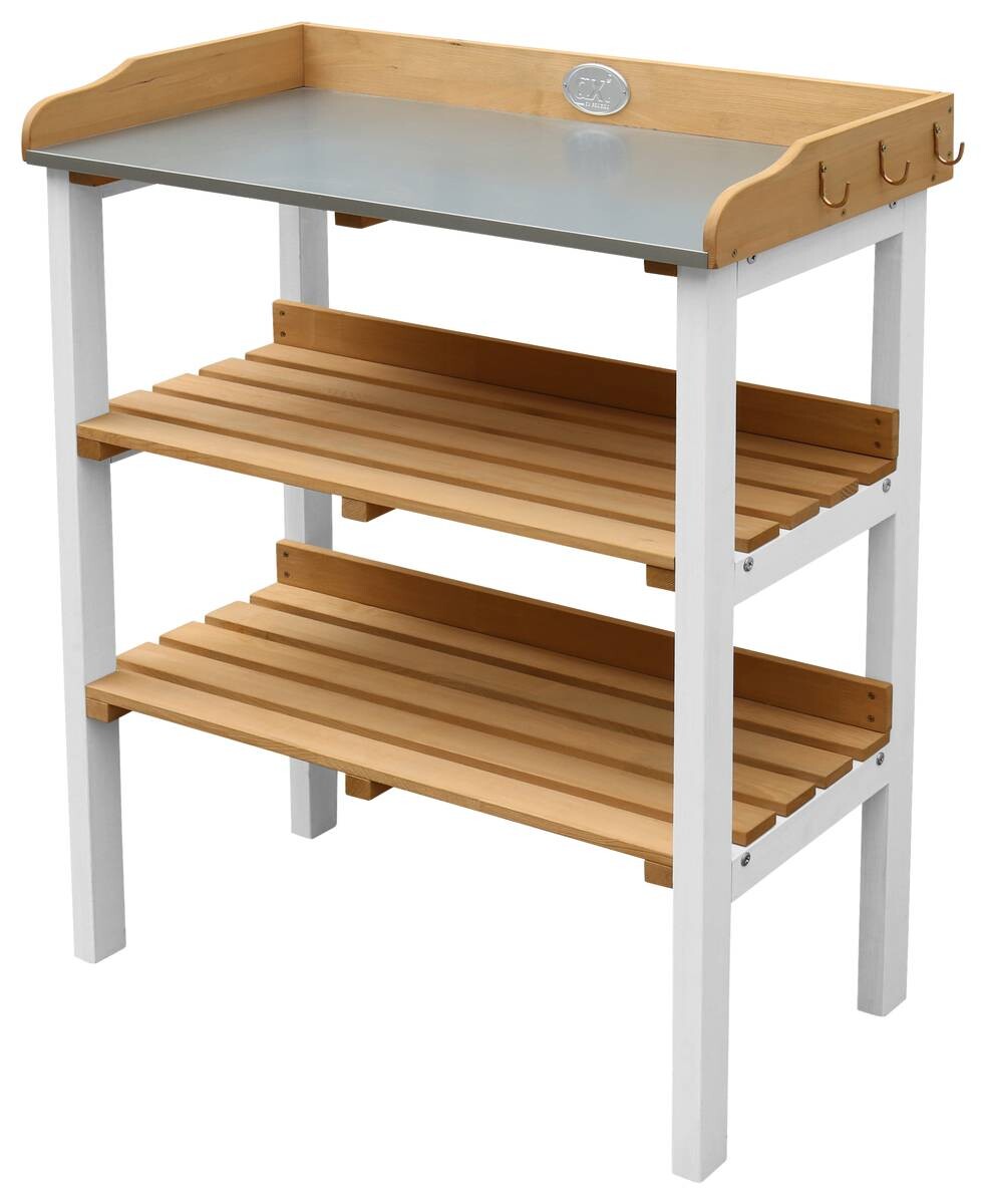 AXI Pflanztisch braun B/H/L: ca. 37x92x76 cm