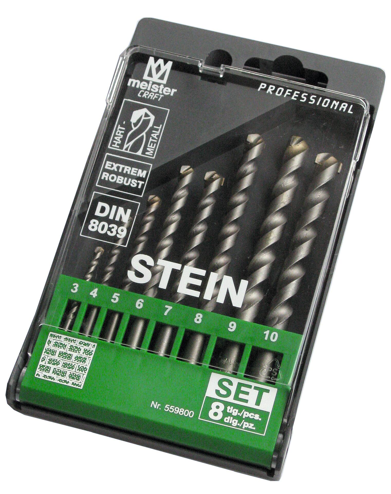 Meister Steinbohrersatz 8 tlg.