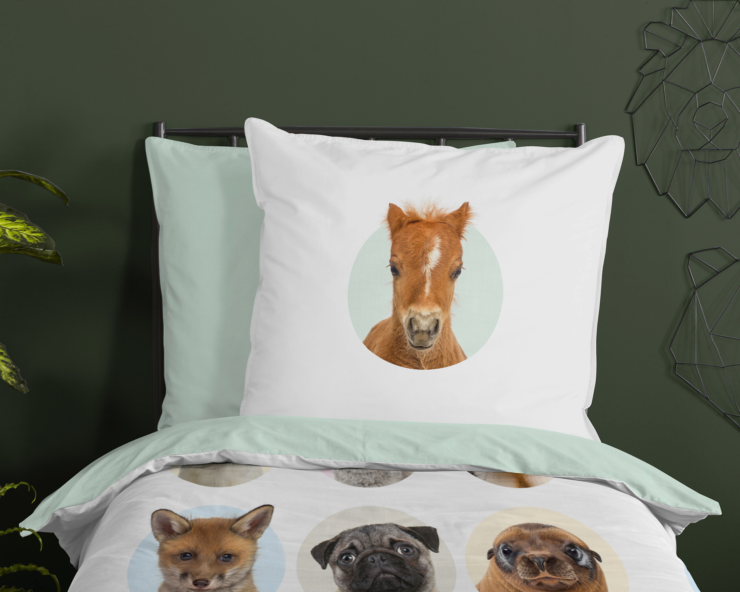 Baumwoll Bettwäsche Young Animals Renforce