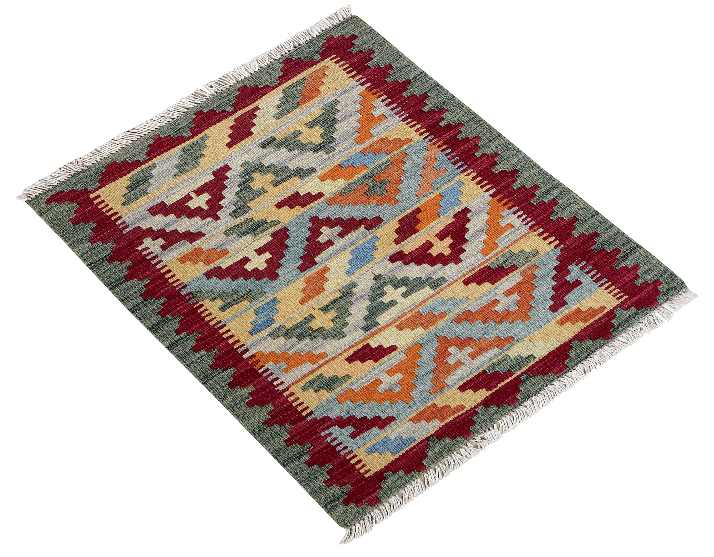 PersaTepp Teppich Kelim Gashgai bunt B/H/L: ca. 62x1x86 cm