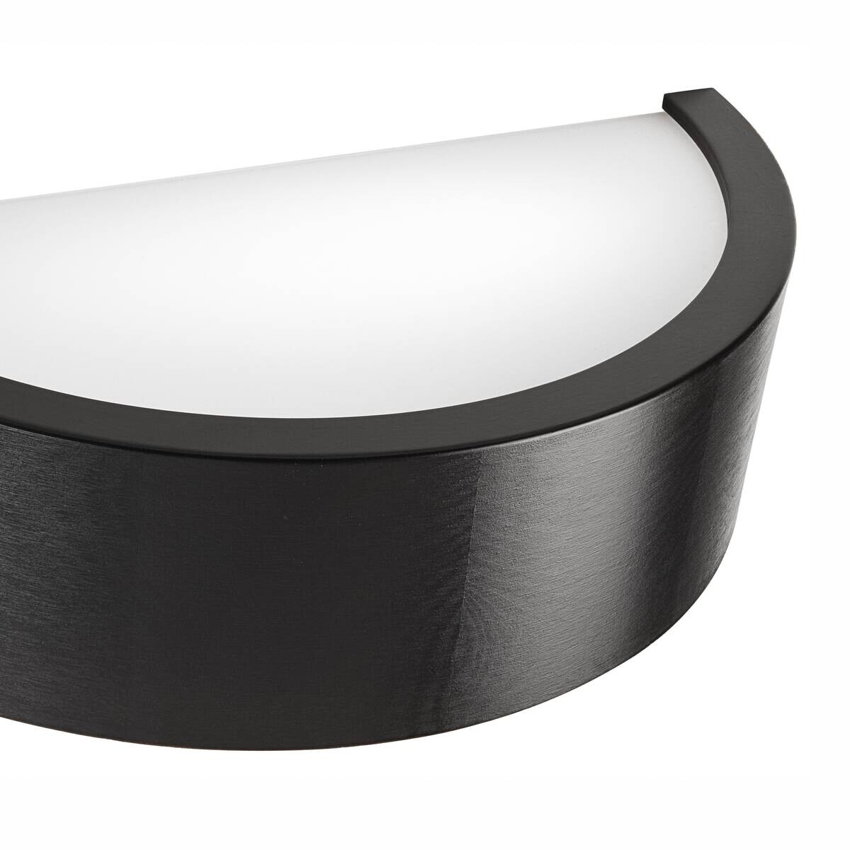 Lamkur Wandleuchte dunkelbraun Holz Glas B/H/L: ca. 20x14x30 cm E27 1 Brennstellen