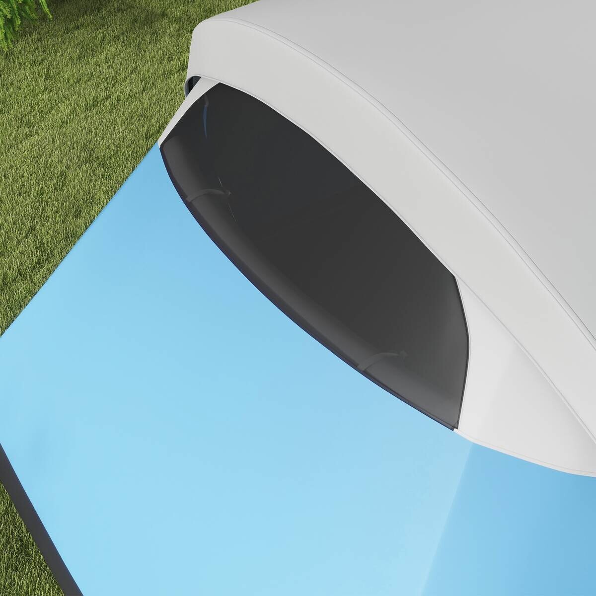 Outsunny Tunnelzelt B/H/L: ca. 300x198x550 cm