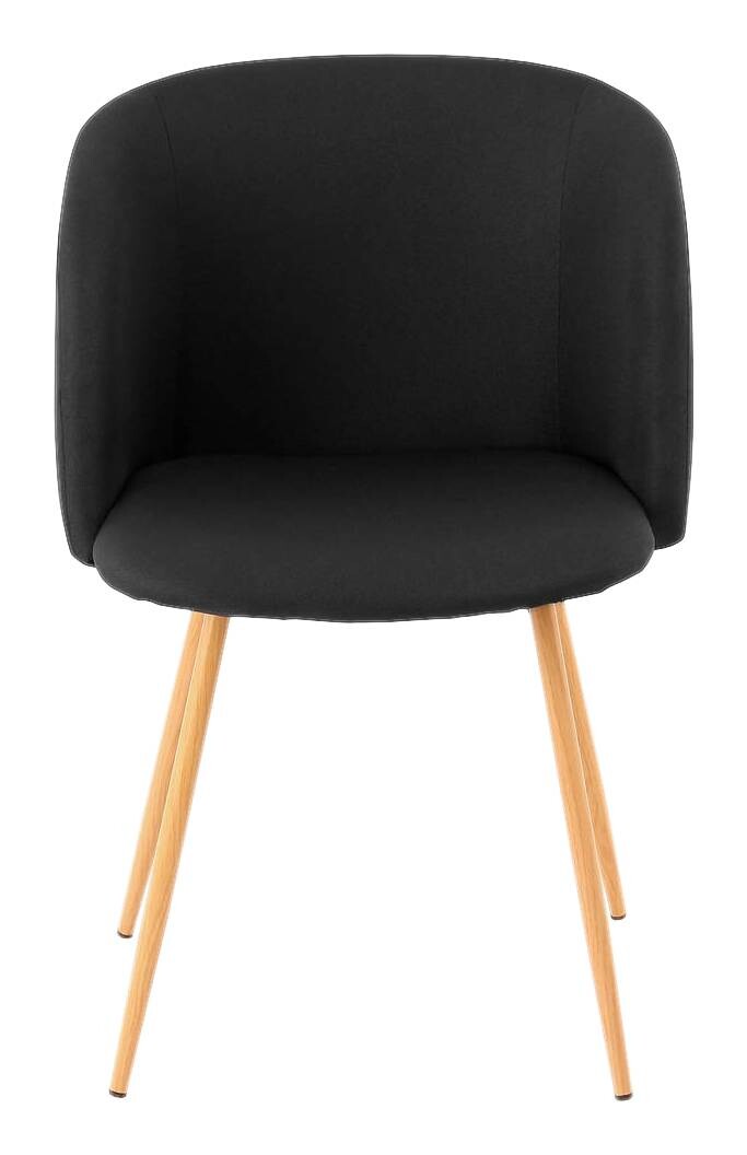 Stuhl Celina 200 2er schwarz Microfaser B/H/T: ca. 54x84x56 cm