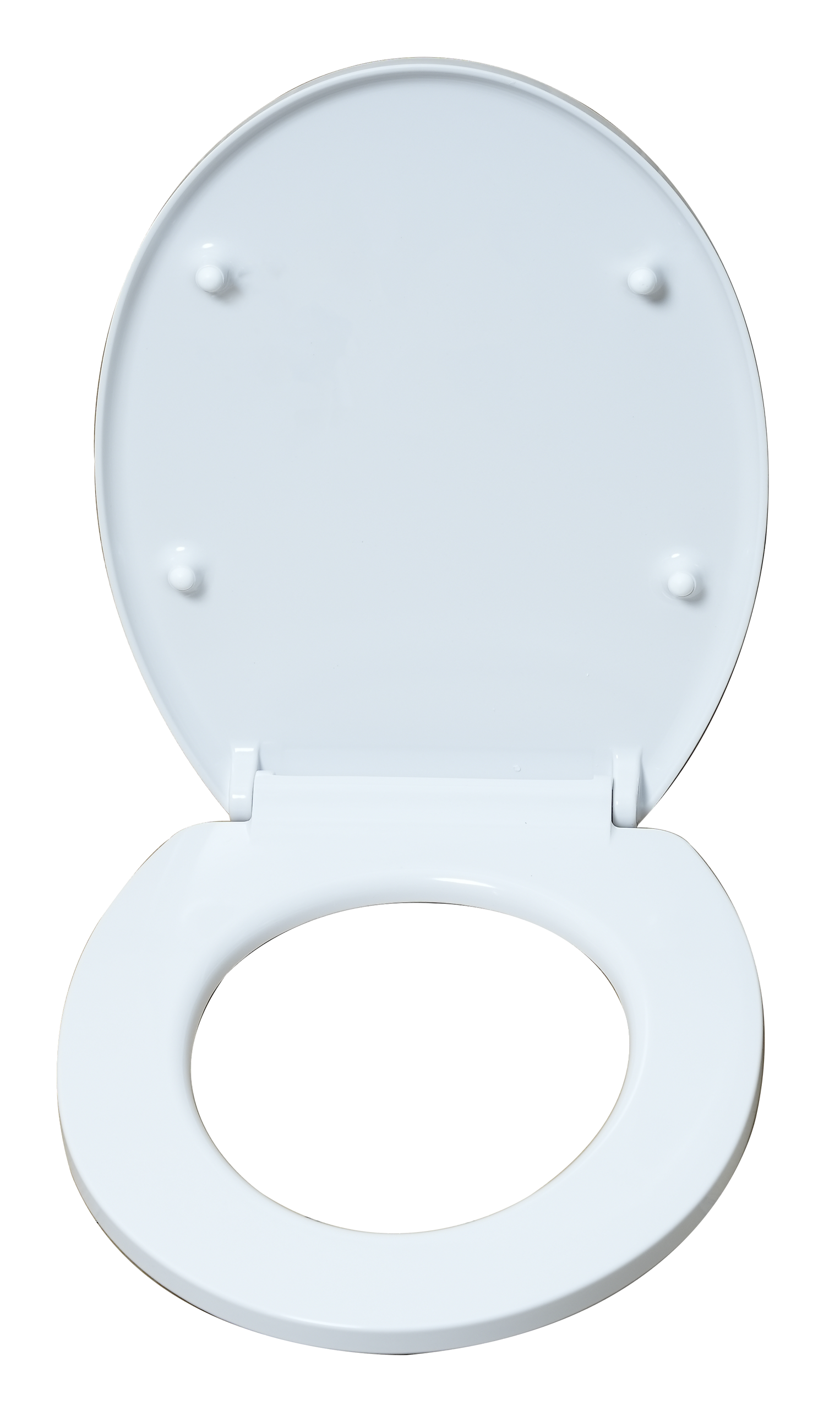 POCOline WC-Sitz weiße Herzen cremeweiß Duroplast