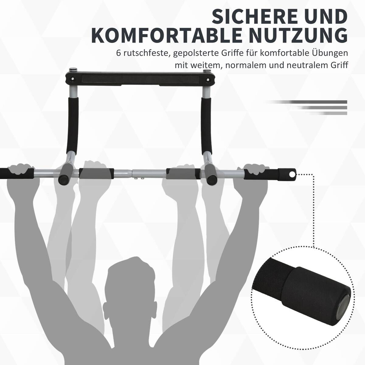 HOMCOM Fitness-Zubehör schwarz Polypropylen B/H/L: ca. 40x92x17 cm