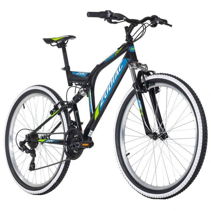 KS-Cycling Mountainbike Zodiac Fully Zodiac 26 Zoll Rahmenhöhe 48 cm 21 Gänge schwarz schwarz ca. 26 Zoll