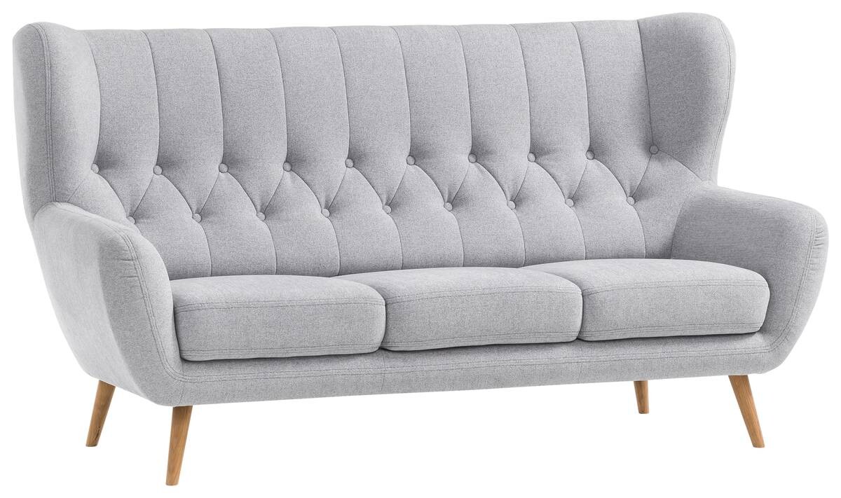 Sofa Falun hellgrau B/H/T: ca. 187x101x95 cm