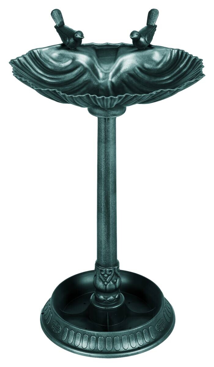 Outsunny Vogeltränke dunkelgrün Kunststoff B/H/L: ca. 38x81x49,5 cm