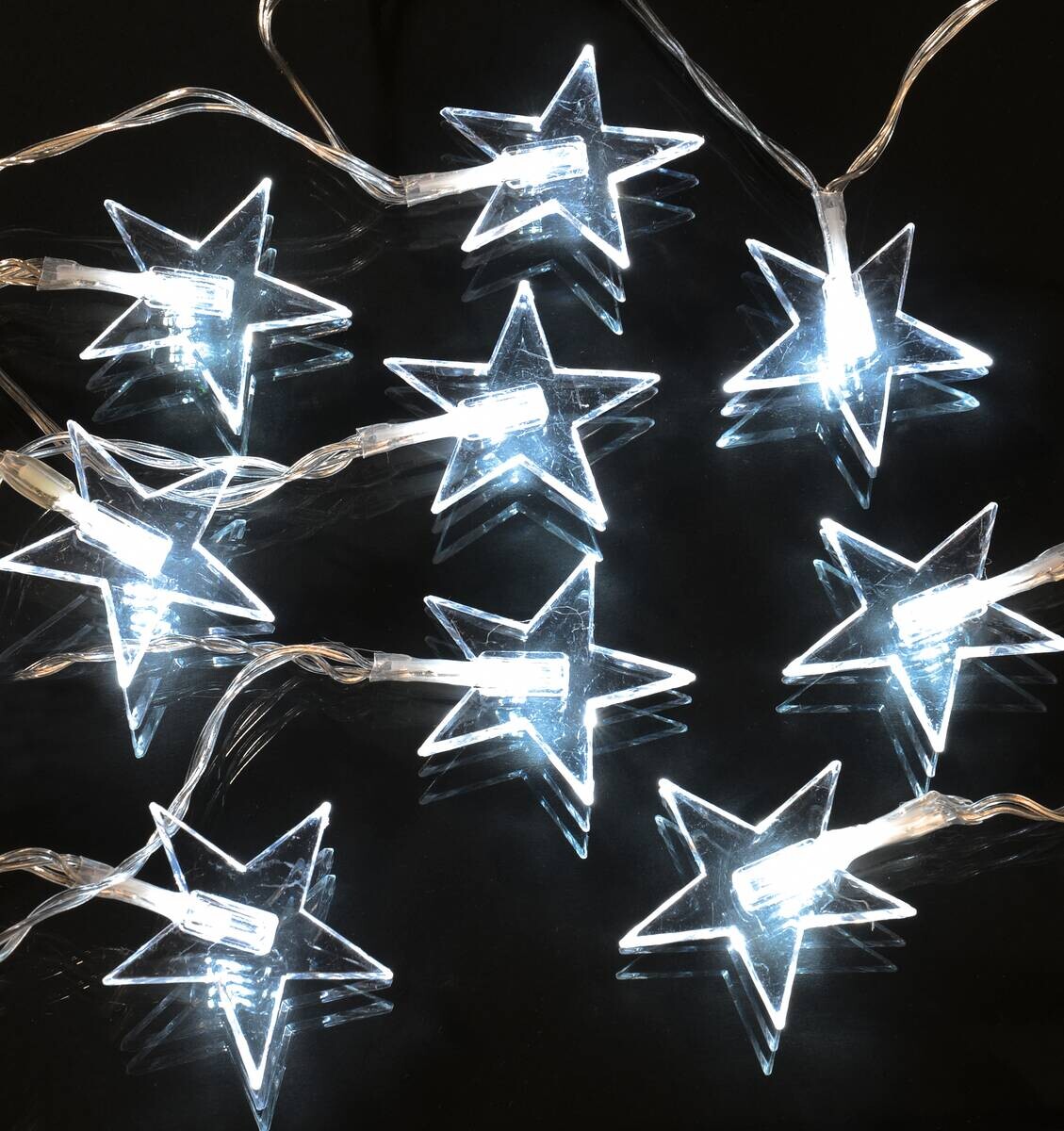 POCOline LED-Lichterkette kaltweiß Kunststoff L: ca. 300 cm